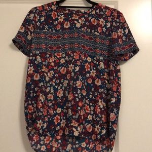 Short sleeve blouse